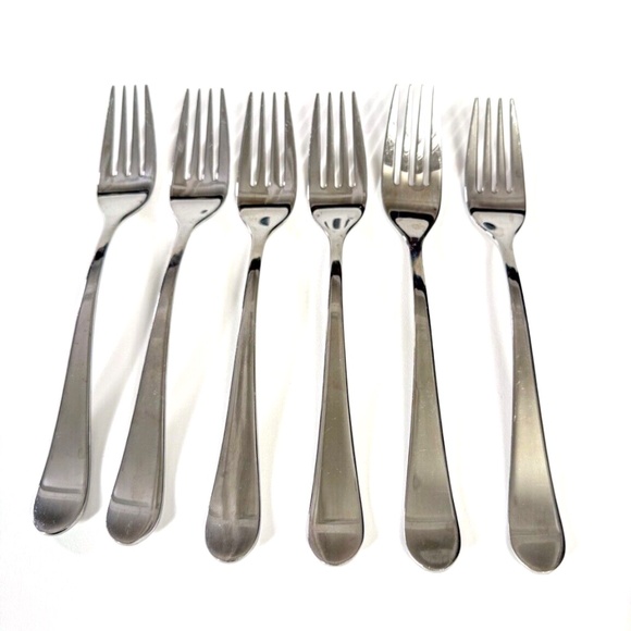 (6) Oneida Stainless Steel Dinner Forks – Good/Fair Condition 🍽️✨ - Picture 1 of 6